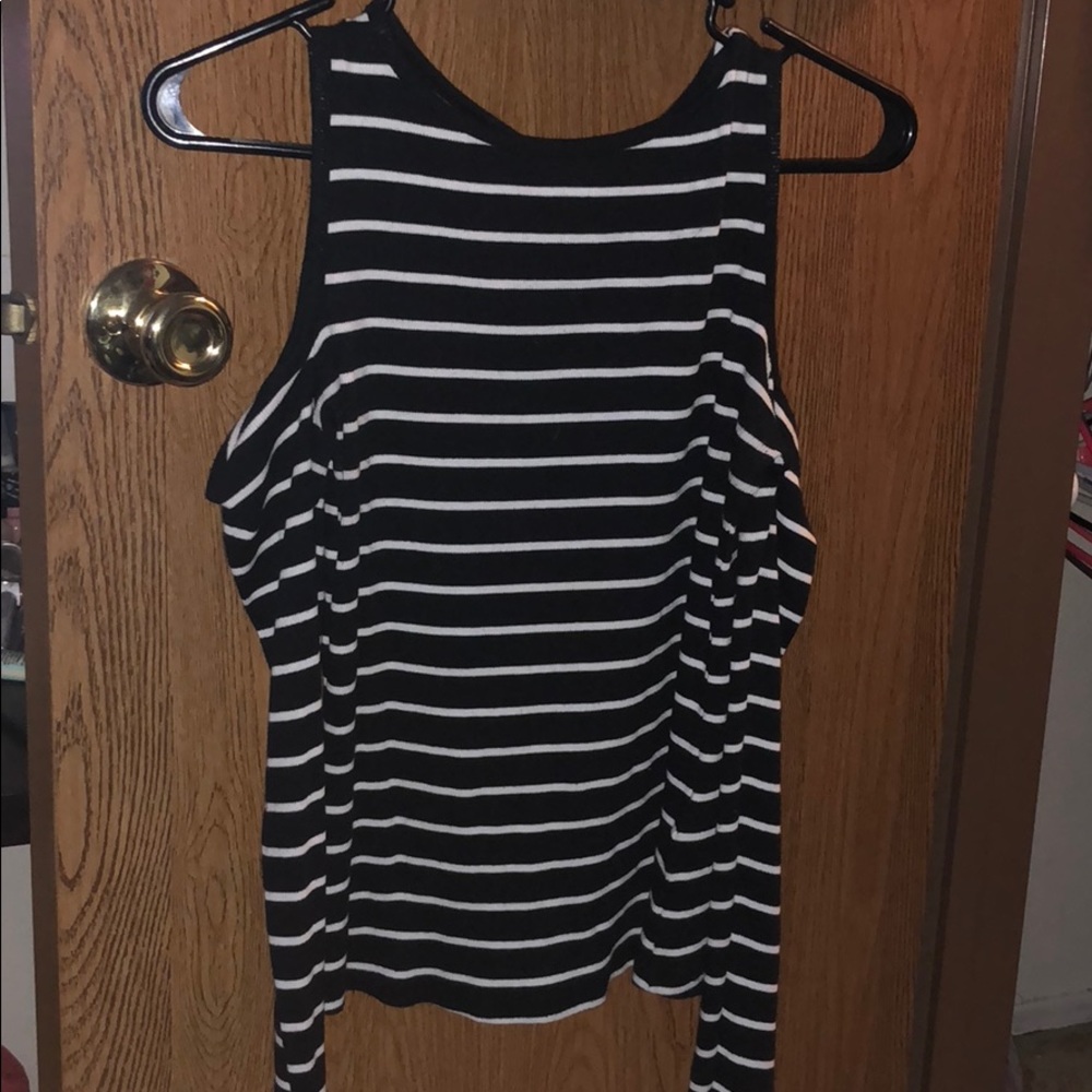 H&M open shoulder long sleeve